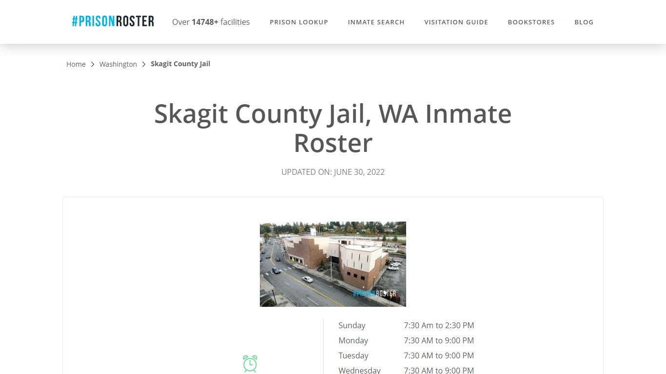 Skagit County Jail, WA Inmate Roster - Prisonroster