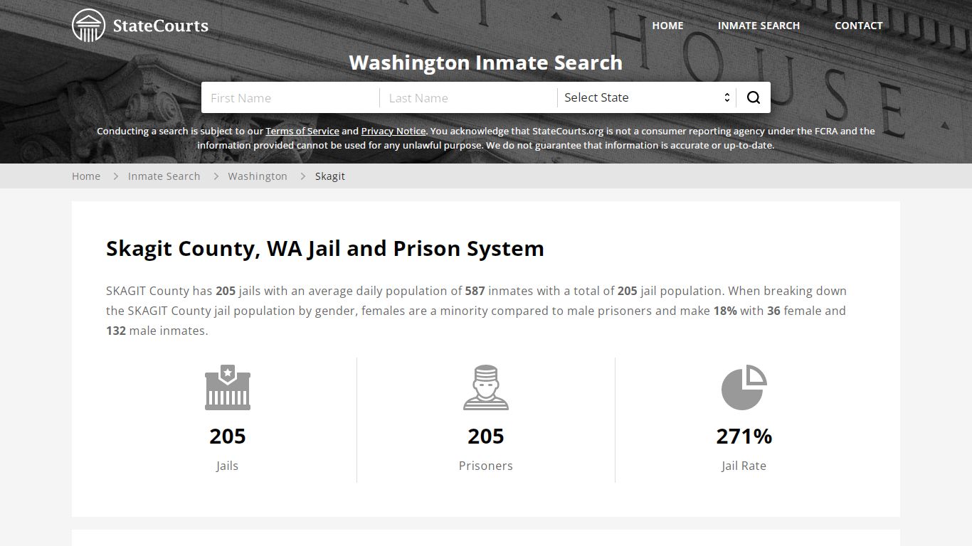 Skagit County, WA Jail and Prison System - State Courts